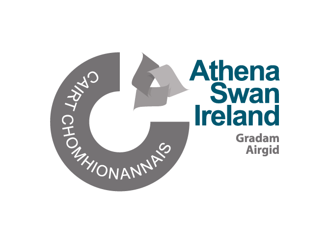 Athena SWAN Silver Logo - Irish language version